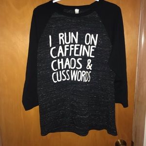 3/4 length graphic T